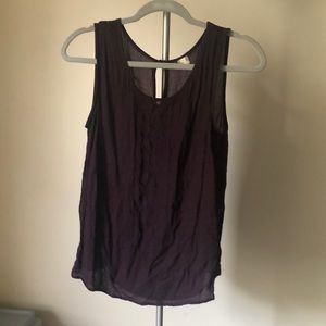 Dark purple tank top